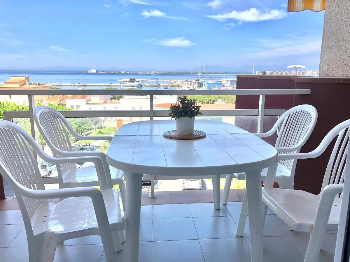 ROC MAR 4 3A - Apartamento cerca del centro y de la playa - terraza con vistas al mar y al puerto Rosas